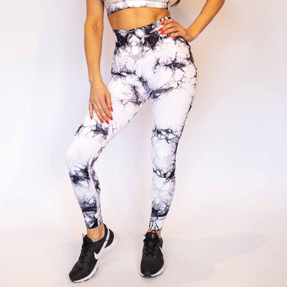 White Marble Legging