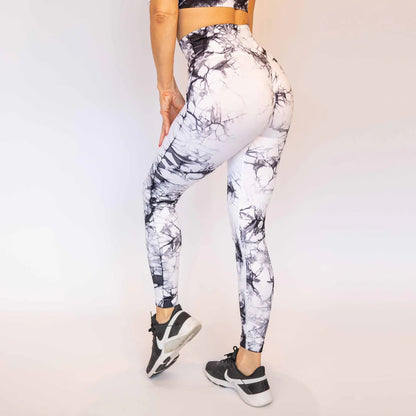 White Marble Legging