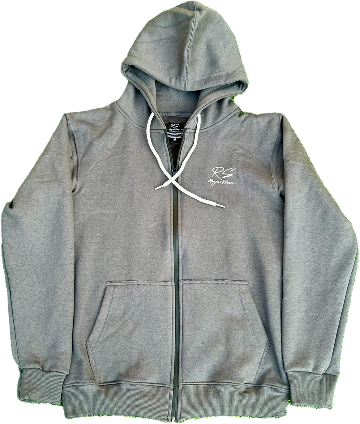 Zipper Hoodie Don't make Excuses - Smoke Grey