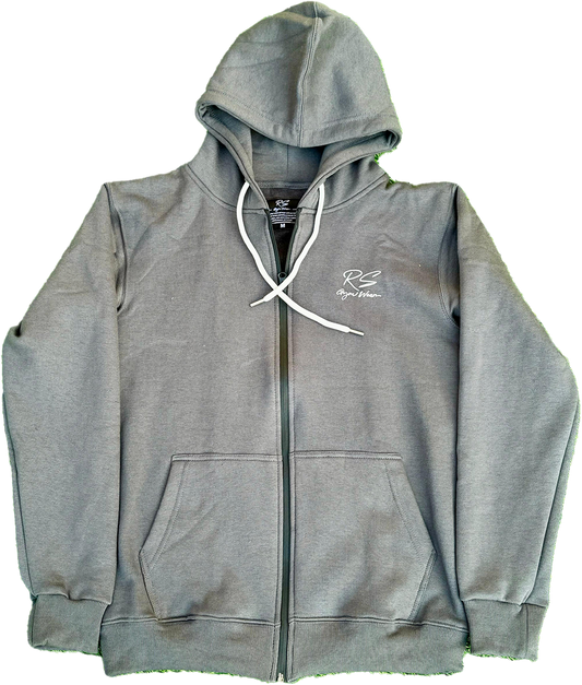 Zipper Hoodie Don't make Excuses - Smoke Grey