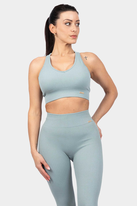 Chique Top - Grey / Blue