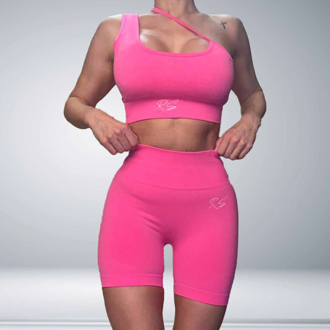 RS Yoga Shorts - Pink