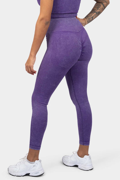 Zipp Legging Purple